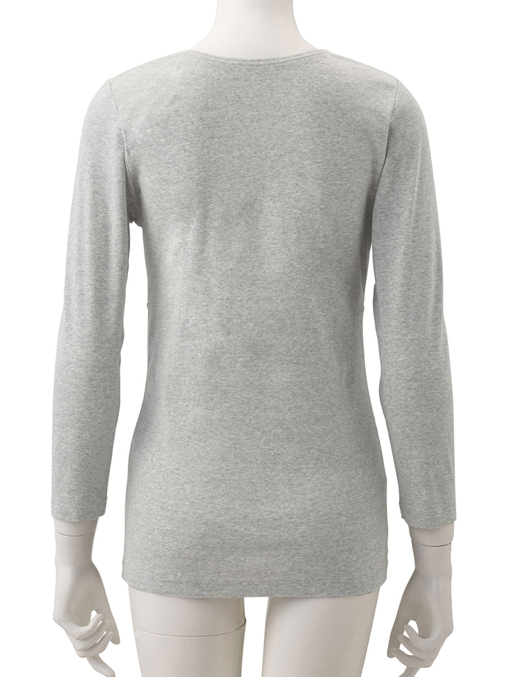 マタニティ 授乳 キャミソール|犬印本舗 授乳インナー（８分袖） オーガニックコットン素材【出産後も長く使える】