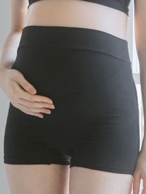 妊婦帯・腹帯・産前ガードル|犬印本舗 妊婦帯パンツ　オーガニック素材|ブラック