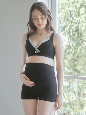 妊婦帯・腹帯・産前ガードル|犬印本舗 妊婦帯パンツ　オーガニック素材|ブラック