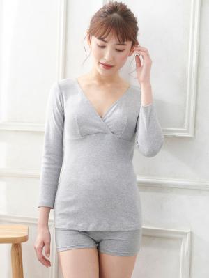 妊婦帯・腹帯・産前ガードル|犬印本舗 妊婦帯パンツ　オーガニック素材|グレー