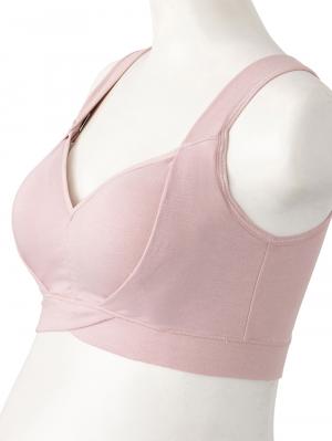 授乳ブラ・マタニティブラ(マタニティインナー・産後用品)|抗菌防臭 らくちん美ナイトブラ  授乳ブラ 極上綿混モダール【出産後も長く使える】