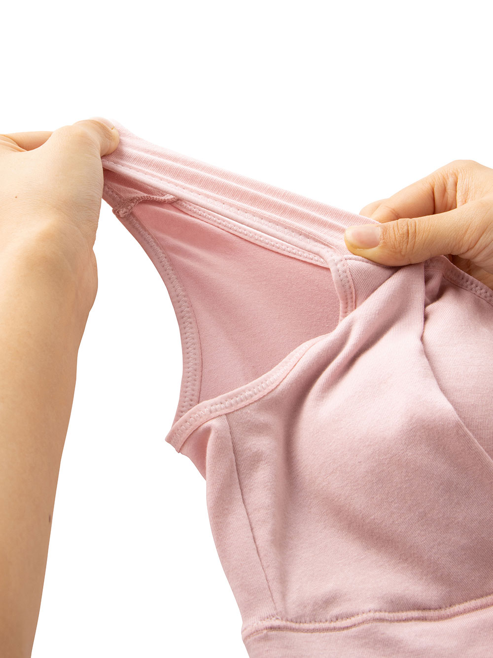 授乳ブラ・マタニティブラ(マタニティインナー・産後用品)|抗菌防臭 らくちん美ナイトブラ  授乳ブラ 極上綿混モダール【出産後も長く使える】
