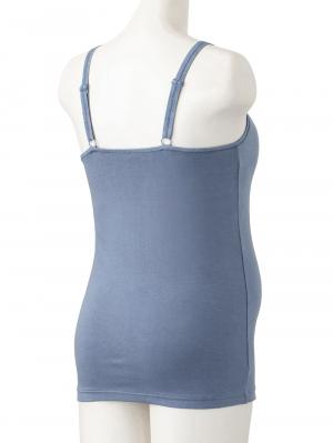 マタニティ 下着・インナー|抗菌防臭　らくちんカップ付き授乳キャミ　ブラトップ　極上綿混モダール【出産後も長く使える】