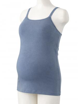 マタニティ 下着・インナー|抗菌防臭　らくちんカップ付き授乳キャミ　ブラトップ　極上綿混モダール【出産後も長く使える】