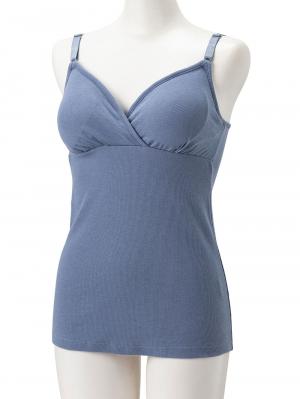 マタニティ 授乳 キャミソール|吸水パッド付き　授乳キャミソール【出産後も長く使える】