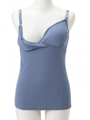 マタニティ 授乳 キャミソール|吸水パッド付き　授乳キャミソール【出産後も長く使える】