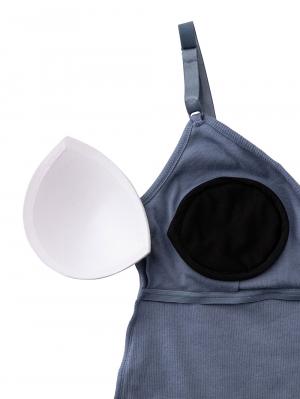 マタニティ 授乳 キャミソール|吸水パッド付き　授乳キャミソール【出産後も長く使える】