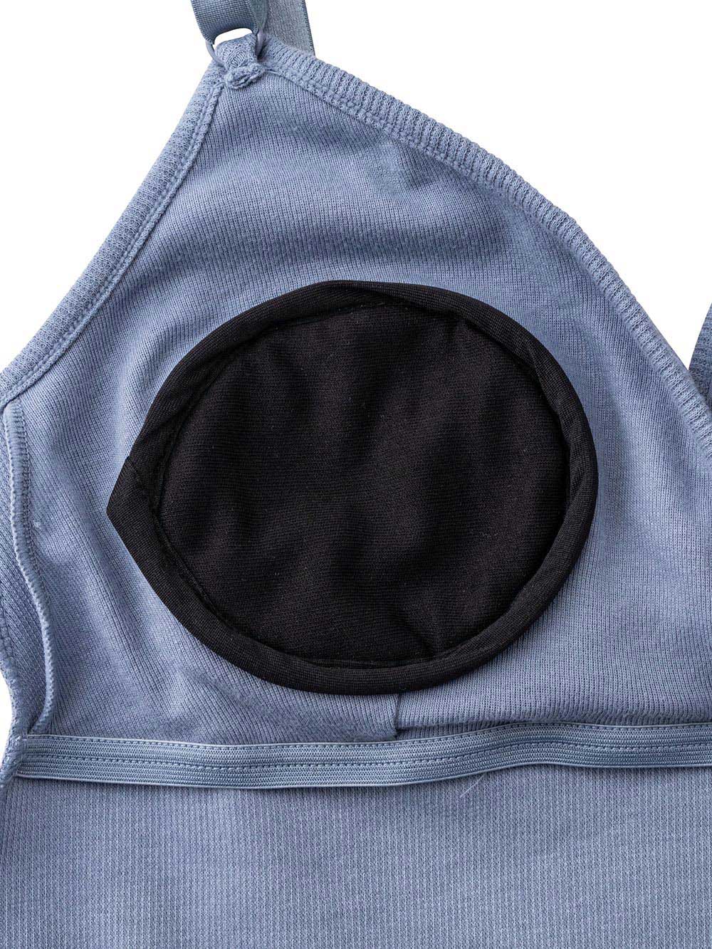 マタニティ 授乳 キャミソール|吸水パッド付き　授乳キャミソール【出産後も長く使える】