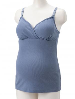 マタニティ 授乳 キャミソール|吸水パッド付き　授乳キャミソール【出産後も長く使える】