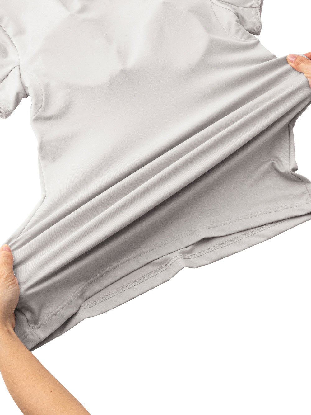 マタニティ 授乳 キャミソール|吸水速乾・接触冷感・UVカット素材二分袖汗取りインナー【出産後も長く使える】