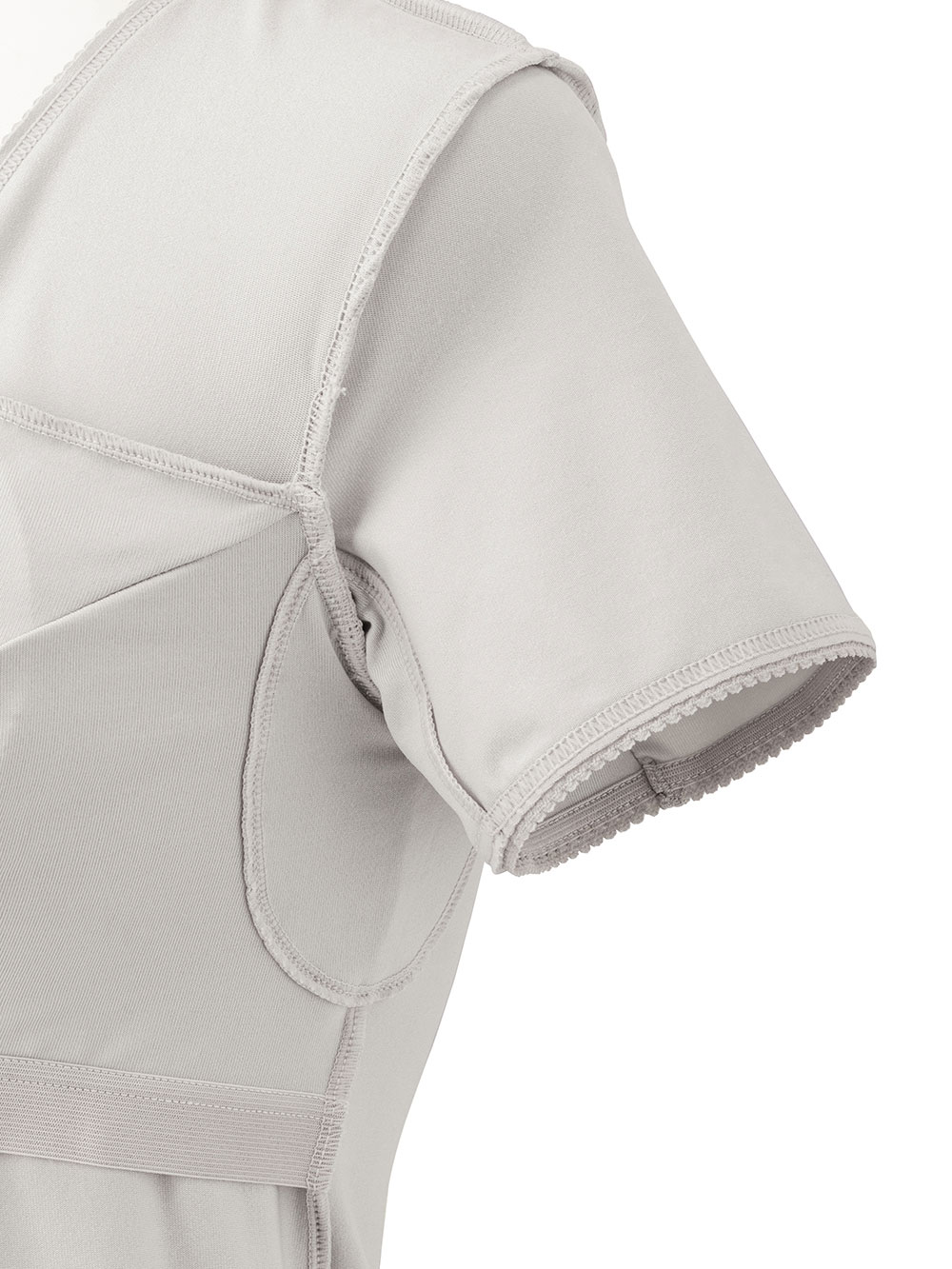 マタニティ 授乳 キャミソール|吸水速乾・接触冷感・UVカット素材二分袖汗取りインナー【出産後も長く使える】