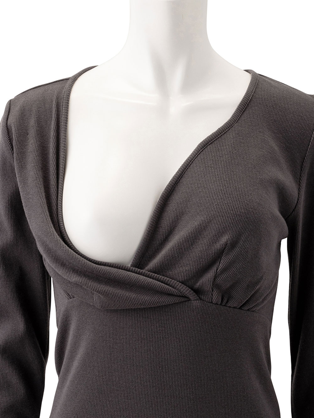 マタニティ 授乳 キャミソール|吸湿発熱加工リブ　カップ付き授乳インナー【出産後も長く使える】