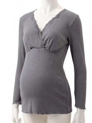 マタニティ 授乳 キャミソール|抗菌防臭　リブレース　カップ付き授乳インナー【出産後も長く使える】