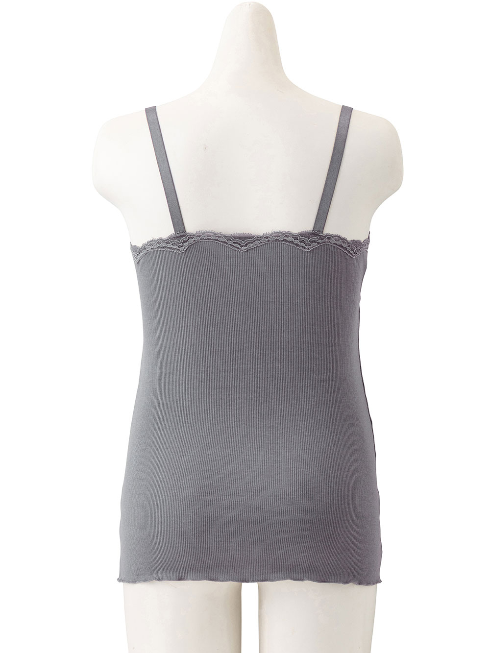 マタニティ 授乳 キャミソール|抗菌防臭　リブレース　カップ付き授乳キャミ【出産後も長く使える】