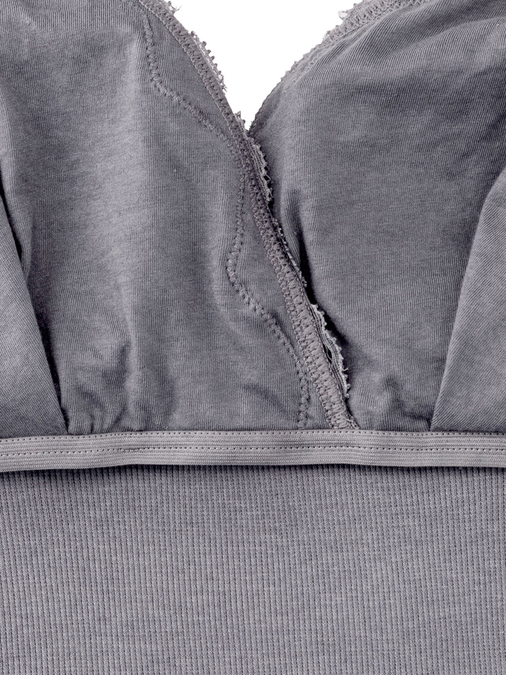 マタニティ 授乳 キャミソール|抗菌防臭　リブレース　カップ付き授乳キャミ【出産後も長く使える】