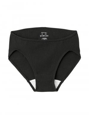 マタニティ ショーツ|犬印本舗 【オーガニックコットン】浅ばき産前産後ショーツ【出産後も長く使える】|ブラック