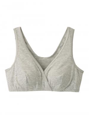 産褥ショーツ|出産準備5点セット(授乳ブラ2枚+産褥ショーツ3枚) 入院準備|ブラック・杢グレー