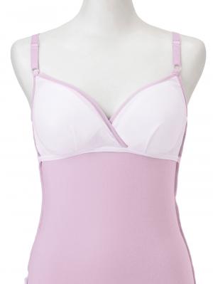 マタニティ 授乳 キャミソール|消臭カフェファイバー授乳キャミ【出産後も長く使える】