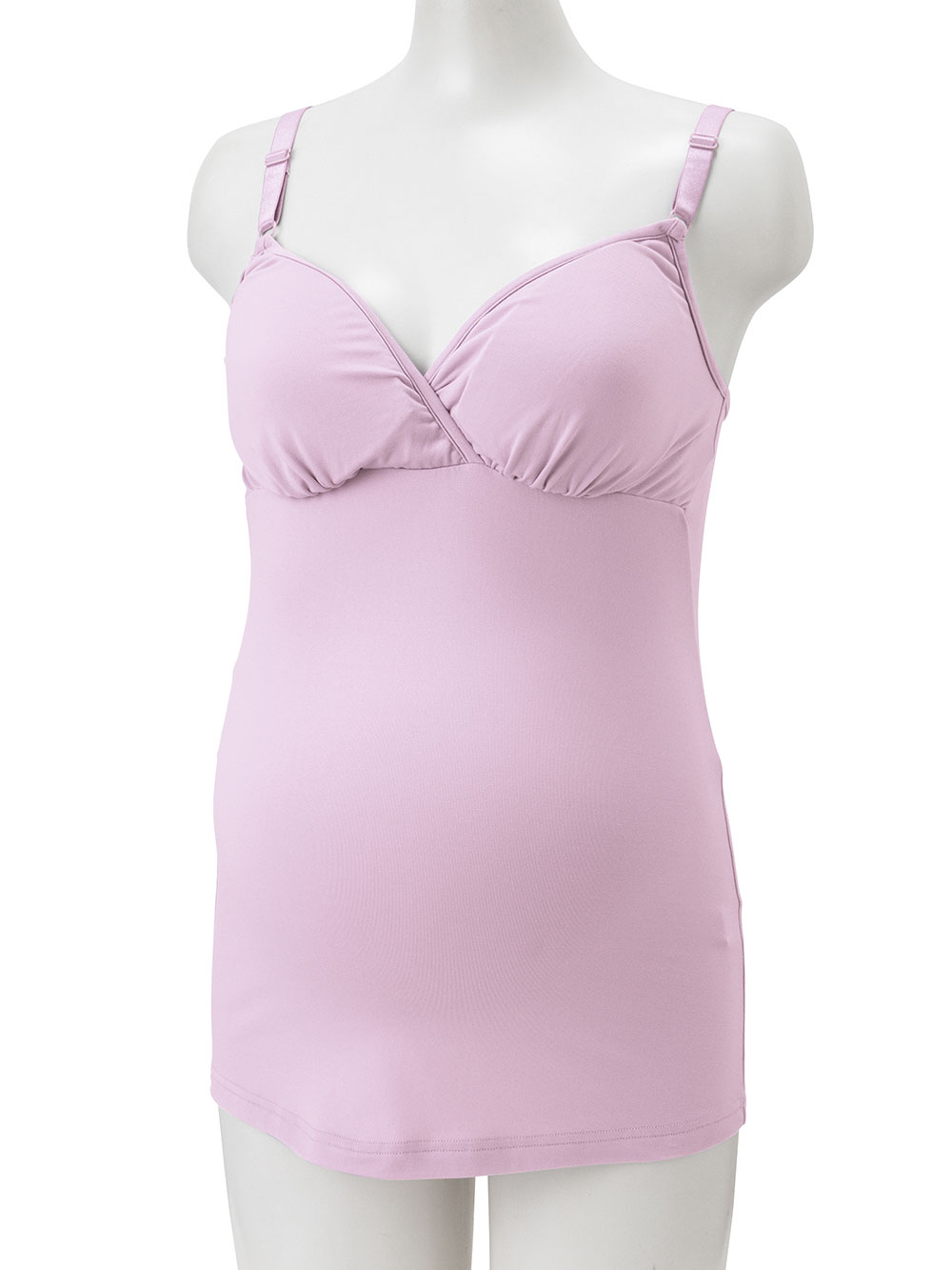 マタニティ 授乳 キャミソール|消臭カフェファイバー授乳キャミ【出産後も長く使える】