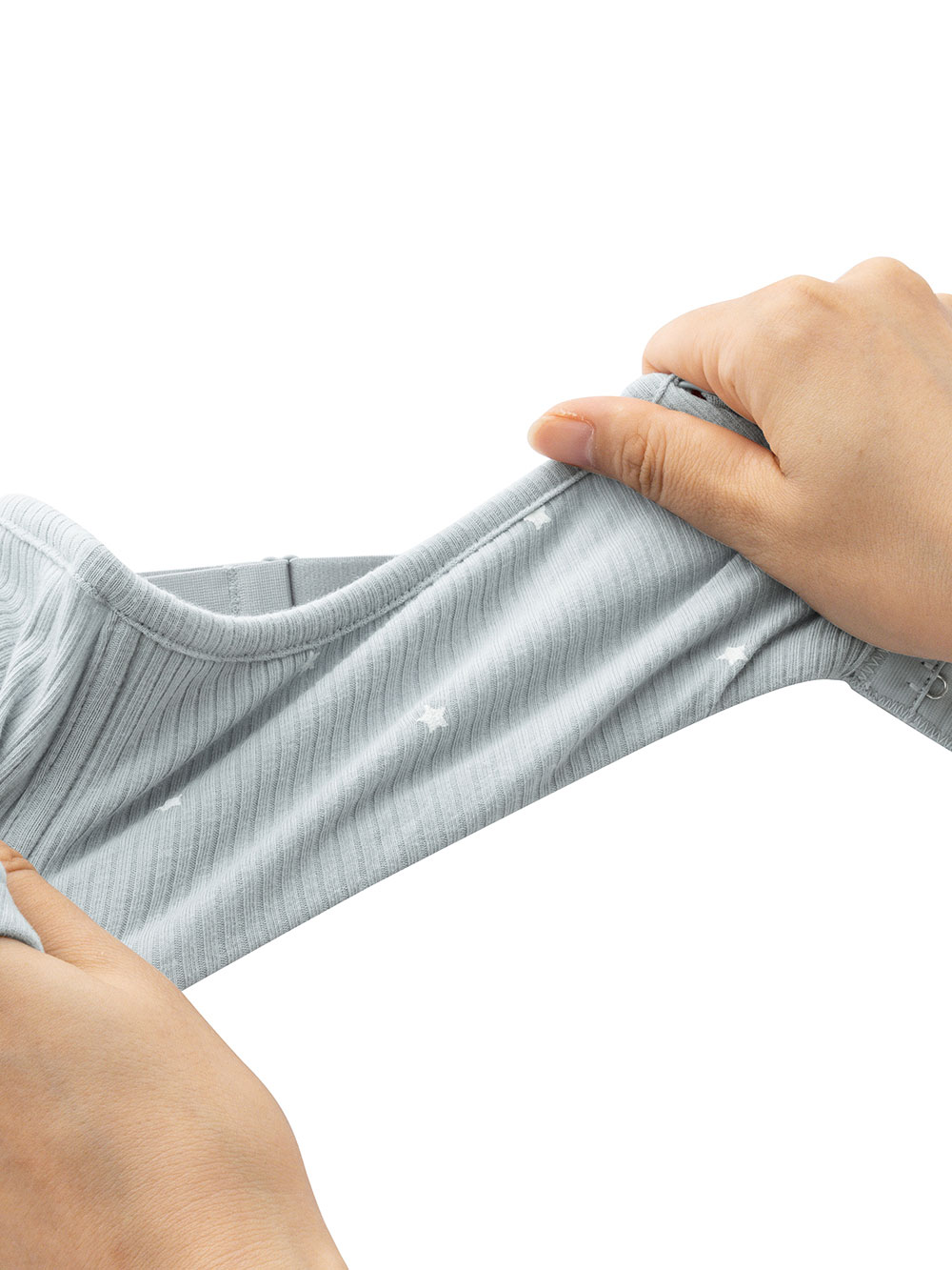 授乳ブラ・マタニティブラ（マタニティインナー・産後用品）|リブ星柄授乳ブラ ｜ マタニティ・授乳ブラ