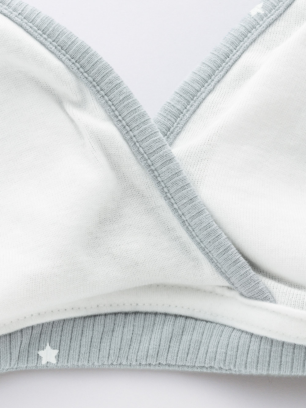 授乳ブラ・マタニティブラ（マタニティインナー・産後用品）|リブ星柄授乳ブラ ｜ マタニティ・授乳ブラ