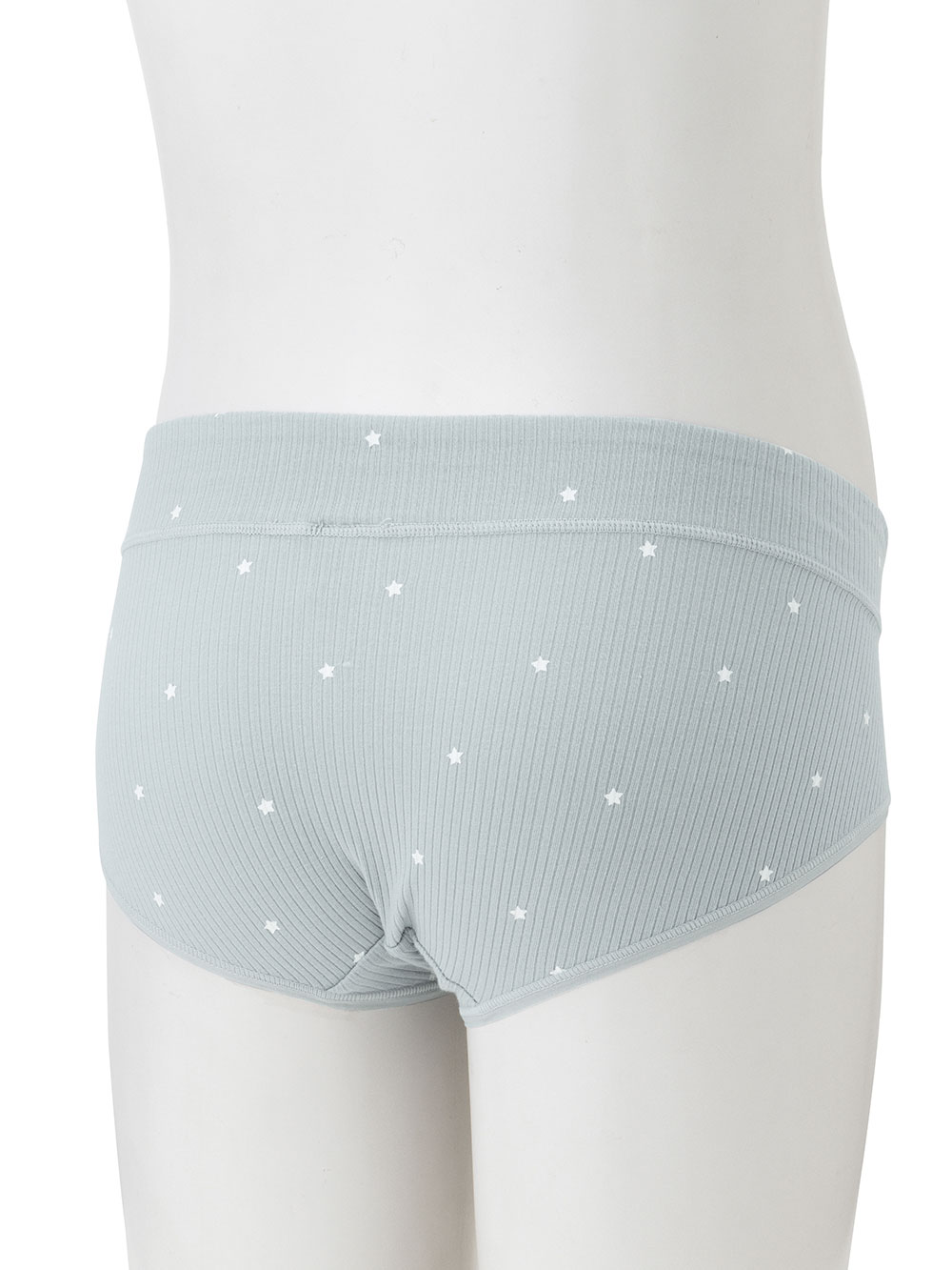 マタニティ ショーツ|リブ星柄産前産後ショーツ【出産後も長く使える】