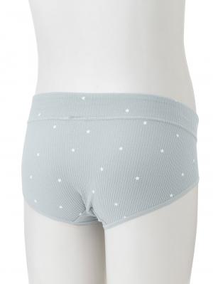 マタニティ ショーツ|リブ星柄産前産後ショーツ【出産後も長く使える】