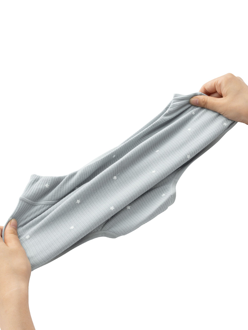 マタニティ ショーツ|リブ星柄産前産後ショーツ【出産後も長く使える】