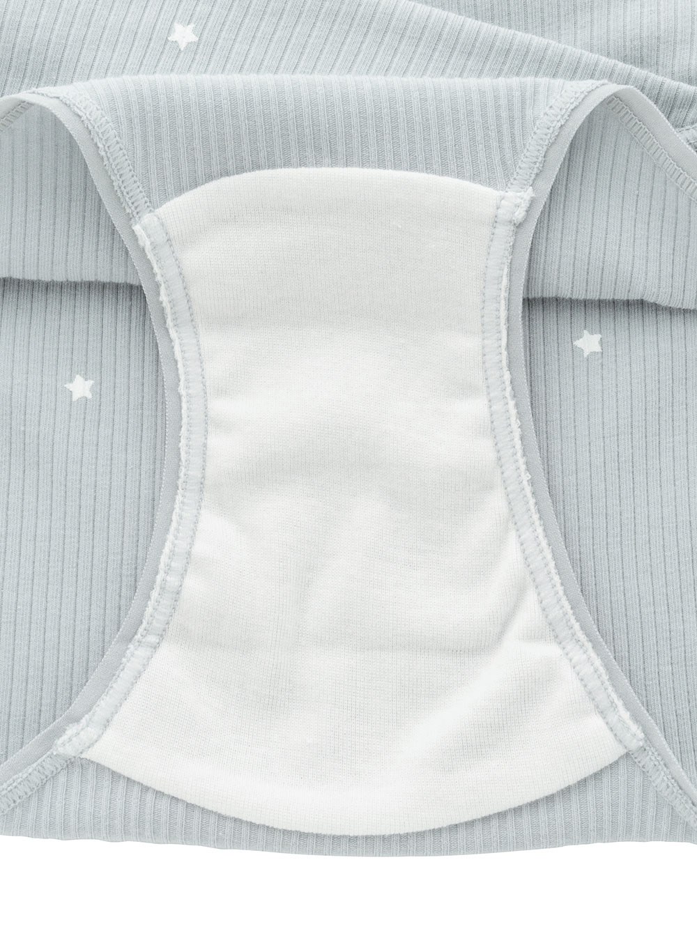 マタニティ ショーツ|リブ星柄産前産後ショーツ【出産後も長く使える】