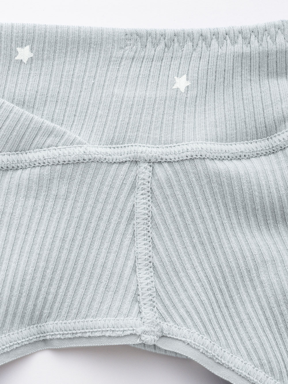 マタニティ ショーツ|リブ星柄産前産後ショーツ【出産後も長く使える】