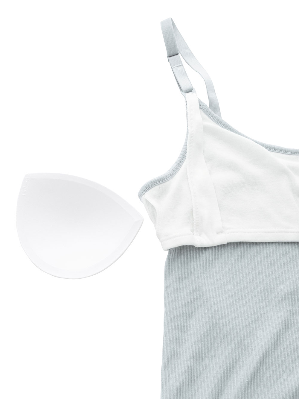 マタニティ 授乳 キャミソール|リブ星柄授乳キャミ【出産後も長く使える】