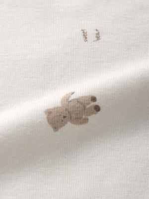 マタニティ 授乳 キャミソール|ベア天竺クマ柄授乳キャミ【出産後も長く使える】