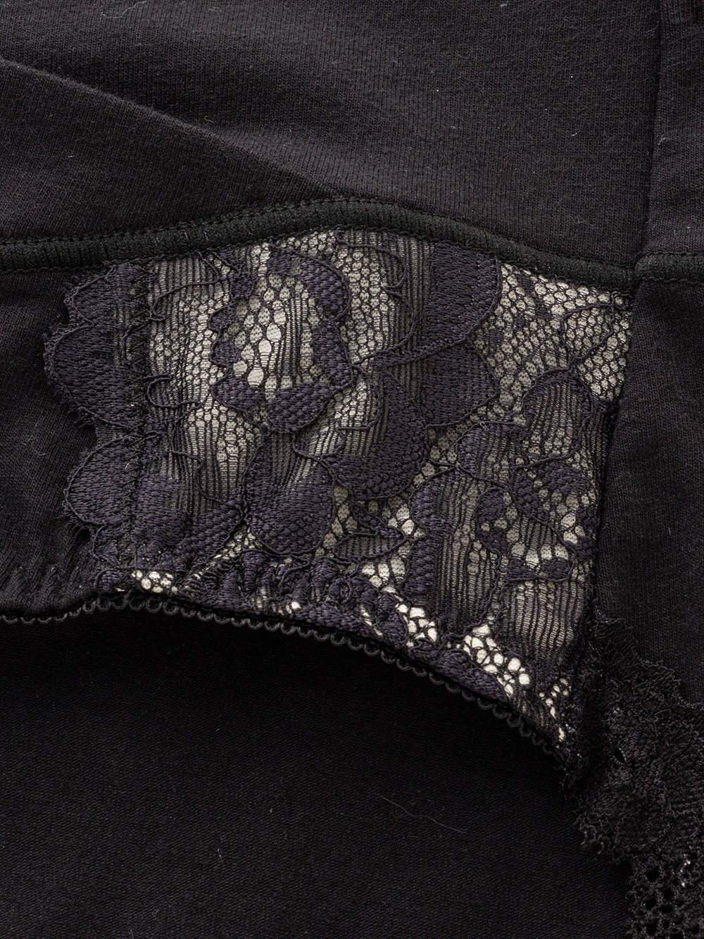 マタニティ ショーツ|助産院監修　ママとつくった産前産後使えるローライズマタニティショーツ|ブラックレース