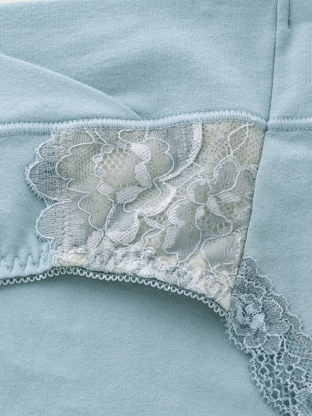 マタニティ ショーツ|助産院監修　ママとつくった産前産後使えるローライズマタニティショーツ|ブルーレース