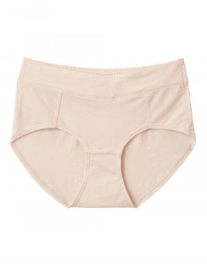 マタニティ ショーツ|助産院監修　ママとつくった産前産後使えるローライズマタニティショーツ|ベージュ（シンプル）