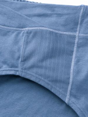 マタニティ ショーツ|助産院監修　ママとつくった産前産後使えるローライズマタニティショーツ|ブルー（シンプル）