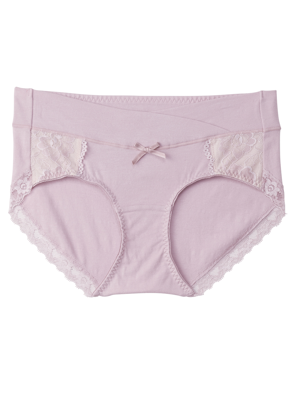マタニティ ショーツ|助産院監修　ママとつくった産前産後使えるローライズマタニティショーツ|ラベンダーレース