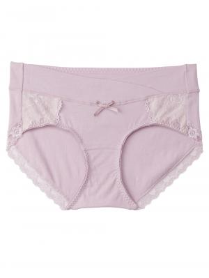 マタニティ ショーツ|助産院監修　ママとつくった産前産後使えるローライズマタニティショーツ|ラベンダーレース