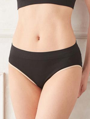 マタニティ ショーツ|成型編み産前産後ショーツ【出産後も長く使える】|ブラック