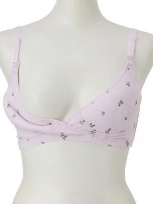 授乳ブラ・マタニティブラ(マタニティインナー・産後用品)|抗菌防臭 接触冷感 小花柄授乳ブラ | マタニティ・授乳ブラ
