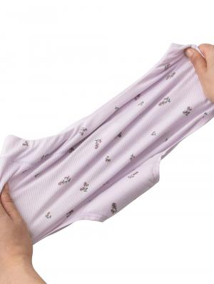 マタニティ ショーツ|抗菌防臭・接触冷感　小花柄産前産後ショーツ【出産後も長く使える】