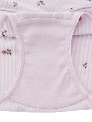 マタニティ ショーツ|抗菌防臭・接触冷感　小花柄産前産後ショーツ【出産後も長く使える】