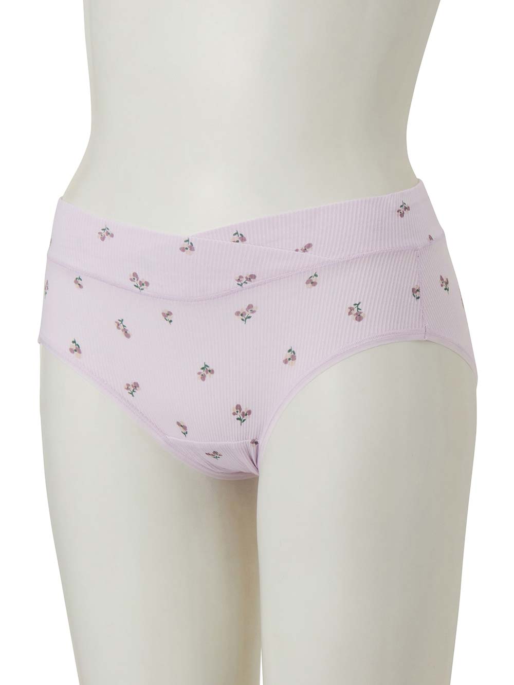 マタニティ ショーツ|抗菌防臭・接触冷感　小花柄産前産後ショーツ【出産後も長く使える】