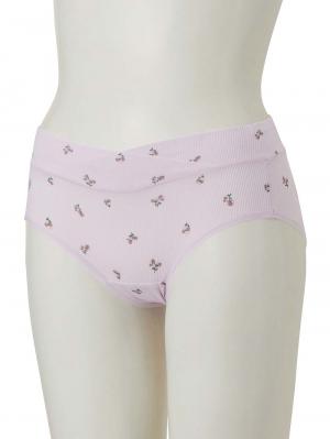 マタニティ ショーツ|抗菌防臭・接触冷感　小花柄産前産後ショーツ【出産後も長く使える】