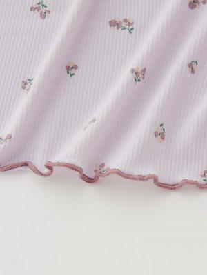マタニティ 授乳 キャミソール|抗菌防臭・接触冷感 小花柄授乳キャミソール【出産後も長く使える】