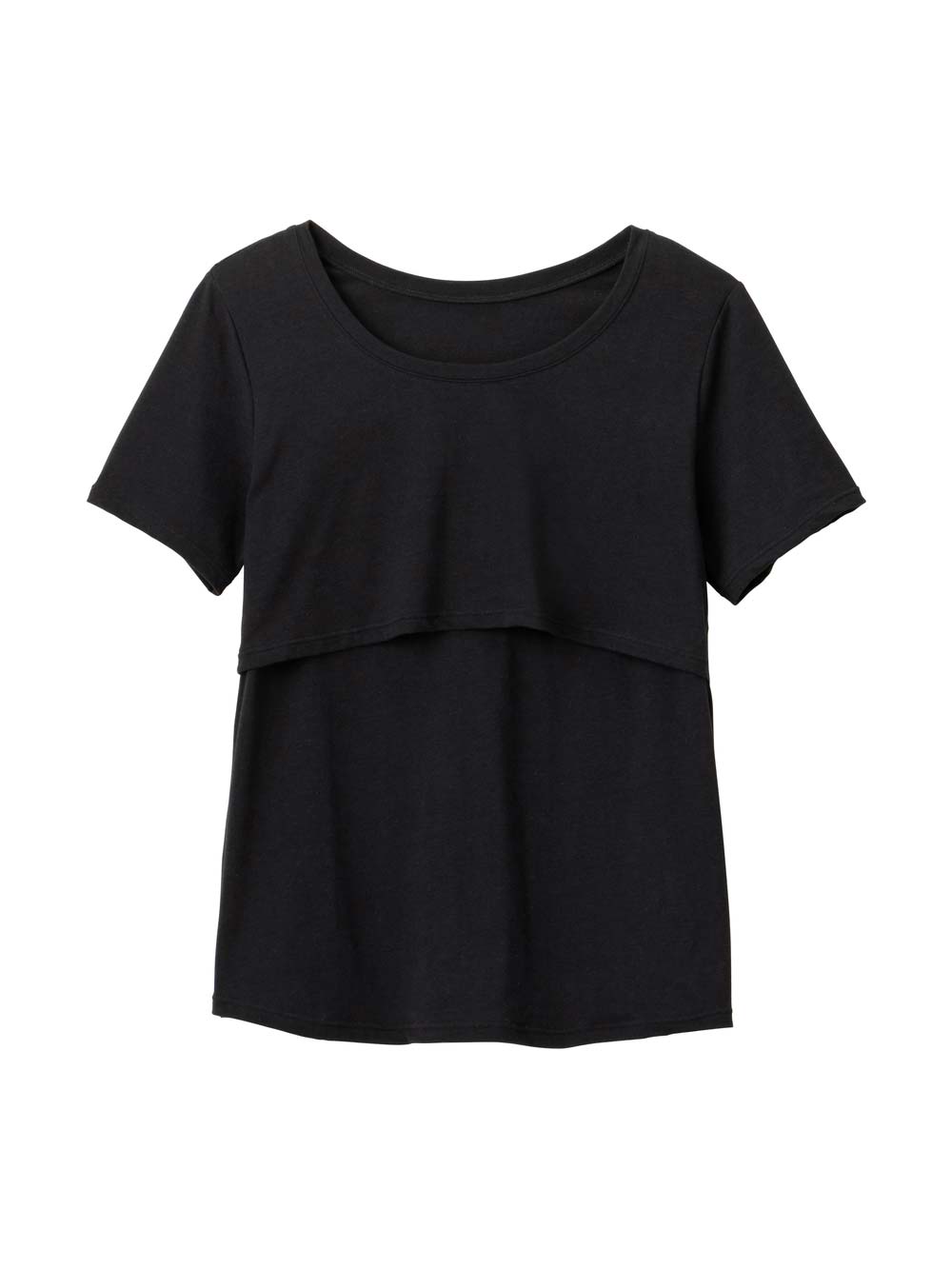 マタニティ 授乳 キャミソール|【リラクゼーションウェア】冷え対策　保温＆リカバリーサポート　momRest 　半袖Tシャツ　efe×ANGELIEBEコラボ　光電子　日本製|ブラック