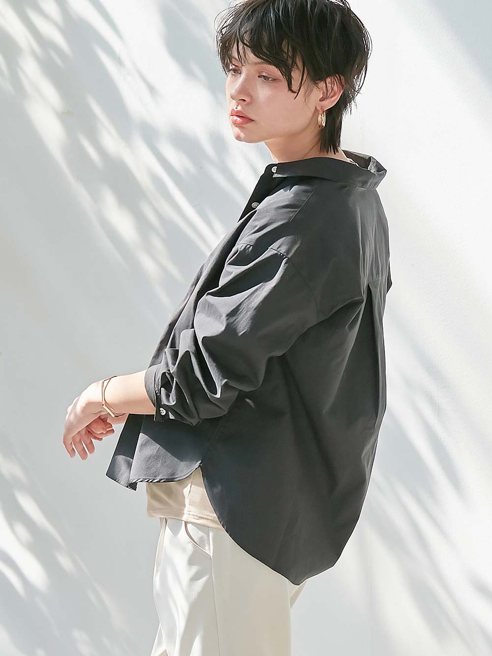 マタニティ 授乳 キャミソール|【リラクゼーションウェア】冷え対策　保温＆リカバリーサポート　momRest 　半袖Tシャツ　efe×ANGELIEBEコラボ　光電子　日本製|グレージュ