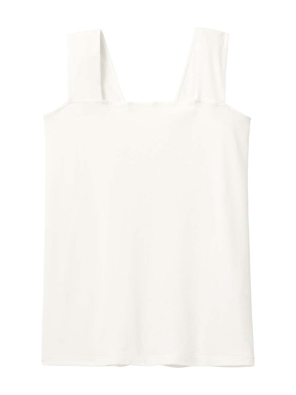 マタニティ 授乳 キャミソール|ブラのヒモが隠れる授乳ができるタンクトップ　抗菌防臭　綿混モダール|オフ