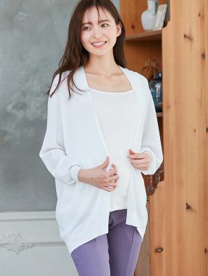 マタニティ 授乳 キャミソール|ブラのヒモが隠れる授乳ができるタンクトップ　抗菌防臭　綿混モダール|オフ