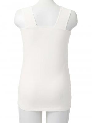 マタニティ 授乳 キャミソール|ブラのヒモが隠れる授乳ができるタンクトップ　抗菌防臭　綿混モダール